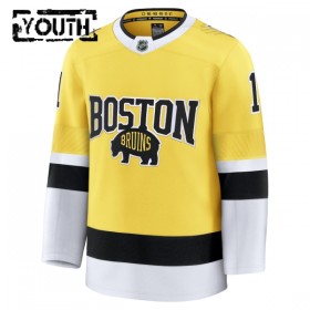 Lasten NHL Boston Bruins Pelipaita 2025-26 Fanatics NHL Stadium Series Premium Jeremy Swayman Gold